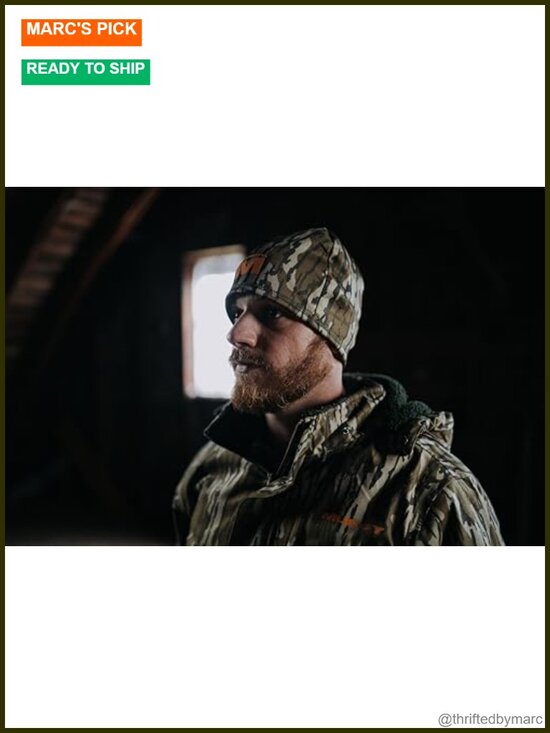 Sherpa Fleece Beanie with Water Resistant Stretch Fleece Construction